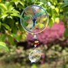 Garden Decorations H D Chakra Tree of Life Suncatcher Handmade Crystal Mandala Prism Decor Window Car Wall Art Hanging Ornament for Home Office 230812