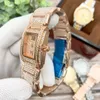 Bracciale per orologio ghiacciato con pavé di strass da 33 mm per donna Orologio da uomo con catena a maglia cubana Orologio da uomo Hip Hop Set di gioielli