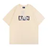 ファッションブランドKith Floral Classic Box Tee Flower Print Tシャツ男性と女性のための大きな半袖4f4j