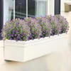 Dekorativa blommor Practical Simulation Flower Fade Never Fade 7 gren Plastiska grönska buskar Växter Fake Home Decor