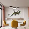 Wall Stickers 3D Stereo Reptile Gecko Sticker Living Room Sofa Backdrop Creative Decoration Aesthetic Mural Self Adhesive Decor