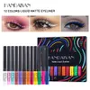 Eye ShadowLiner Combination Sell 12 Colors Fluorescent Color Eyeliner Kit Makeup Waterproof Colorful Liner Pen Eyes Make Up Cosmetics Eyeliners Set 230812