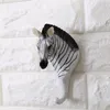 Hangers Animal Coat Hooks Home Muur Hangende realistische elandenvorm Decoratief