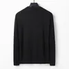 Nytt grossistköp Casual Designer Högkvalitativ herrtröja Mäns Turtleneck långärmad varm bokstav tryck Fashion Men's Sweater Q21