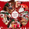 Boże Narodzenie Kapelusz Reindeer Santa Snowflake Pompom Beanie Czerwony zielony drzewo szydełkowe na imprezę dla dorosłych dla dzieci Prezent