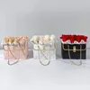 Geschenkverpackung Portable Box Rose Blumenverpackung Boxen Hochzeit Valentinstag Geburtstagsfeier Geschenke Shop Packing Bag Paper Papier