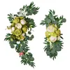 Dekorative Blumen Kränze Hochzeit Dekoration Set künstliche Blume Rose Pfingstrose Hochzeit Home Dekoration Gastkarte Dekoration Hochzeitsbogen Dekor 230812