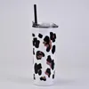 Tumblers Vacuum Car Travel Drinkware Stainless Steel Insulated Sublimation Custom Uv Print Tumbler With Lid And Straw