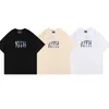 Kith Paris Landmark Tee Paris Street View Store Exklusivt tryck T-shirt Män och kvinnors runda hals Kort ärmhhf