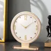 Table Corloges 2023 Modern Luxury Luxury haut de gamme Shell Shel Shel Room Clock Horloge Fashionable and Simple 1PCS