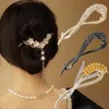 ラインストーンタッセルヘアクロークリップパン女性フラワーヘアピンヘッドウェアヘアグリップメタルバレットバナナツイストヘアアクセサリージュエリー