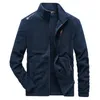 Heren Jackets Men Outdoor Casual Jacket 2023 Spring herfst Fleece Warm jas merk Pocket Outsed Weer Soft Shell Militair 230812