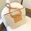 Beach Bags Large Capacity Straw Woven Women's Bag 2023 Summer New Korean Simplified College Student Commuter Tote Bagstylishdesignerbags