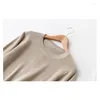 Women's Sweaters Oversize Bell Sleeve Crew Neck Cotton Sweater Jumper With Bow Detailing