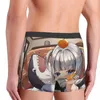 Underpants Men Hololive Gawr Gura Eat Fruits Underwear Cute Anime Girls Funny Boxer Briefs Shorts Panties Male Mid Waist S-XXL