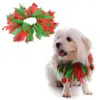 Colliers de chien collier halloween pour animaux de compagnie ruban écharpe couche de Noël de fête de fête de fête de costume fournit