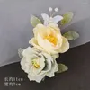 Hair Clips 2Pcs Baby Floral Cute Artificial Flower Barrettes Hairpins For Girls Kids Lovely Accessories Bouquet Wholesale