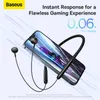 Telefone celular fones de ouvido Baseus p1 fones de ouvido sem fio bluetooth 5.2 foneco -foneco -fone de ouvido com fita de pescoço de fone de ouvido à prova d'água de fone de ouvido sem fio 230812