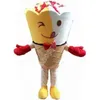 Nouveau costume de costume de mascotte de glace pour adulte fête d'anniversaire de Noël Halloween Saint-Valentin de Pâques Carnaval