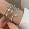 Strand Pearl Bracelet Vrouw Koreaanse minderheid Retro Persoonlijkheid Eenvoudige veelzijdige stijl