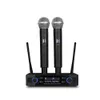 Microfones Wireless Microphone Handheld Dual Channels UHF Fast frekvens Dynamisk mikrofon för Karaoke Wedding Party Band Church Show 230812