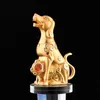 Objets décoratifs Figurines Animal Dog Crystal Trophy Medal Ruhi Custom Gratuit Graving Office Decoration Desk 230812