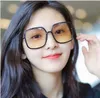 2020 NYTT NETWORK POPULÄR Samma stil Anti Blue Light Large Glasses Frame Women's Fashion Place Face Flat Mirror