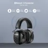 Słuchawki telefonu komórkowego Zohan Elektroniczne słuchawki 5.0 Bluetooth Earmuffs Słuchawki ochrony słuchu dla muzyki Redukcja szumów ładowanie 230812