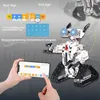 ElectricRC Zwierzęta zdalne Kontrola aplikacji programowanie Robot 24G RC Ruchobójczy Rodzaj Czujnika grawitacyjnego Tryb ścieżki Build Block Toy 230812