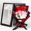 Decoratieve bloemen 18 Roses Soap Bouquet Gift Box Xmas Birthday Valentine Wedding Gifts Flower Mother's Day 520