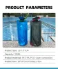 Bottiglie di acqua pieghevole per sacca d'acqua in PVC bottiglie d'acqua esterne per viaggi sportivi in ​​arrivo con pothook fy5440 0813