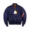 Winter Thick Cotton Oversized Baseball Pilot Jacket Men's Embroidery Custom Bomber Jackets