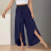 Actieve broek trendy vrouwen yoga broek vaste kleur zachte snel droge geplooide culottes vrouwelijke kleding