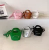 Girls' accessory handbag pu leather totes Korean mini earphone port lipstick purse kids bag