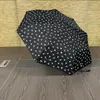 Regenschirme Faltungsgeschäft Automatische Regenschirm Regen Frauen Holzgriff Männer winddurchdringliche kompakte Reisen Männliche Parasole