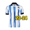 Real Sociedad 2023/2024 축구 유니폼 Sorloth Oyarzabal Silva 축구 셔츠 23/24 Sadiq Illarra Merino Fdez Camiseta Barrene Brais Mendez Kids Uniform YTU