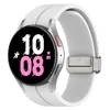 Samsung Galaxy Watch의 실리콘 스트랩 6 클래식 5/4 44mm 40mm Watch5 Pro 45mm Magnetic Buckle Band Watch 4 Classic