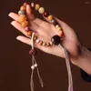 Strand Natural avançado lingyin dezoito pulseira de sementes de mão bodhisattva machos e fêmeas Buda