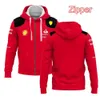 Rp8r Sudaderas con capucha para hombre Sudaderas 2023f1 Equipo Charles Leclerc Sudadera con cremallera para hombre F1 Racing Team Jersey para mujer Sudadera de calle de primavera y otoño