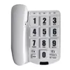 Telefoner Big Button Fasta telefon ringsignal Fixad hem skrivbordstelefon för äldre och synskadade PK3000 230812