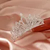 Hair Clips 2023 Z Fashionable Simple Bridal Crown Headdress Light Female Bride Wedding Accessories 012