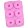 Molde de rosquinha de silicone para 6 donuts, conjunto de 2. Bagels de silicone LFGB de grau alimentar Pan, antiaderente, lava-louças, resistente ao calor e seguro de microondas 1224559