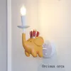 Wall Lamp Cartoon Creativity Flying Elephant Children's Room Bedroom Bedside American Modern Simple LED Animal