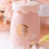 L'ultima tazza in ceramica Starbucks da 11,1 once di tazza sippy con molti stili tra cui scegliere e supporto logo personalizzato