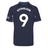 جماهير اللاعبين الابن Maddison Soccer Jersey Richarlison Bissouma Perisic Kulusevski 2023 2024 Van de Ven Tottenhams Romero Solomon Spurs Shirt Men Kids Kit 4XL