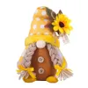 Objets décoratifs Figurines Spring Sunflower Gnomes Decorations de Pâques à la main Fabluence sans visage sans visage Rudolph Farmhouse Decorhouse Home Decor 230812