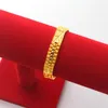 Bracelets de charme 24k Bracelete de cores de ouro para homens Jóias de moda feminina Classic Retro Style Presente