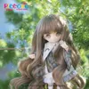 Accesorios de muñecas OB11 pelucas de muñecas Soft lindo Cabello de trenza Blegada de cabello largo Accesorios de muñecas especiales multicolor para 1/12 bjd gsc ymy 230812