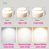 Luzes de teto LED LED NORDIC CRIATIVA CRIGATIVA PELÁVEL DIMMÁVEL DO ENTRADO 5W 7W 9W 12W 15W 18 Cob Spotlights for Living Room Bedroom Kitchen