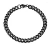 Ссылка браслетов мужская мода высококачественная из нержавеющая сталь браслет панк -кривая кубинская цепь подарок